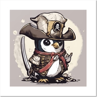 Penguin Pirate Posters and Art